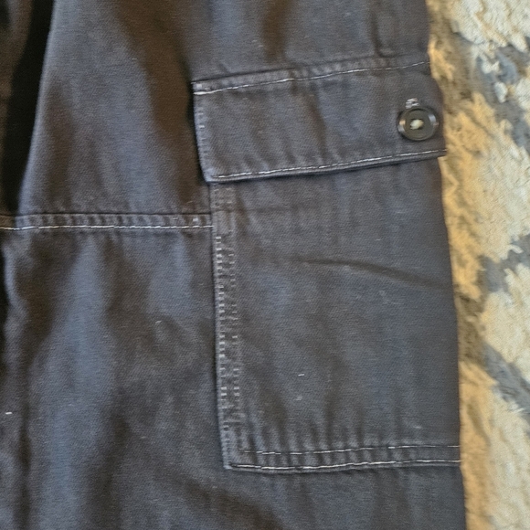 Reformation Soft Cotton Cargo Style Straight Leg Pant Size 25 - Picture 3 of 7